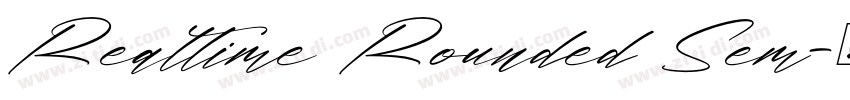 Realtime Rounded Sem字体转换